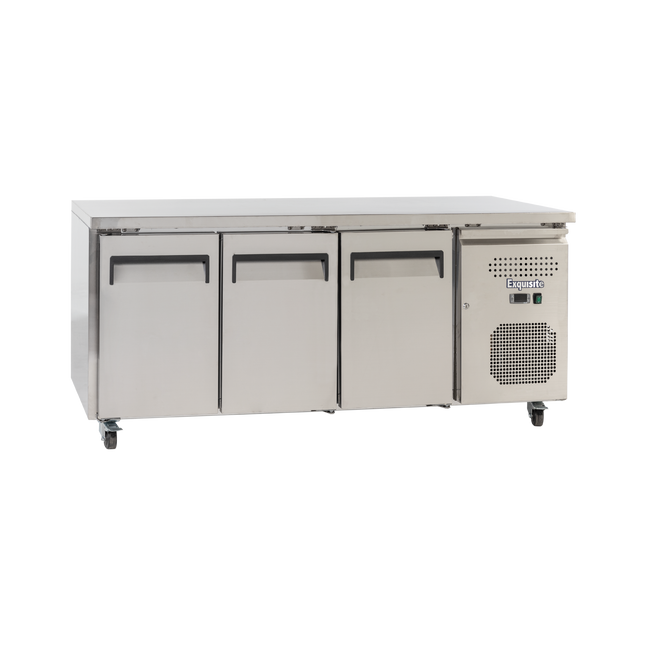 Exquisite USF400H Three Solid Doors Underbench Storage Freezers