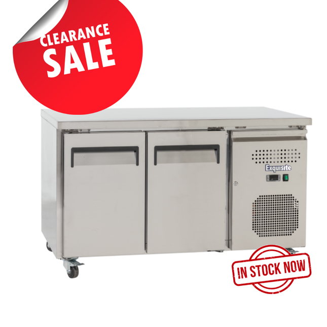 Exquisite USC260H Two Solid Doors Underbench Storage Refrigerators