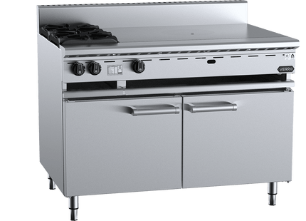 Verro Target Top - Combination Two Open Burners &amp; 900mm Target Top Cabinet Mounted