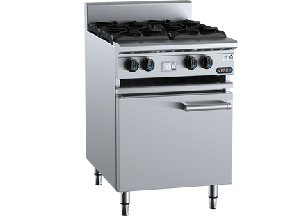 Verro Boiling Tops - Four Burner Boiling Top Cabinet Mounted