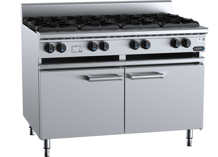 Verro Boiling Tops - Eight Burner Boiling Top Cabinet Mounted