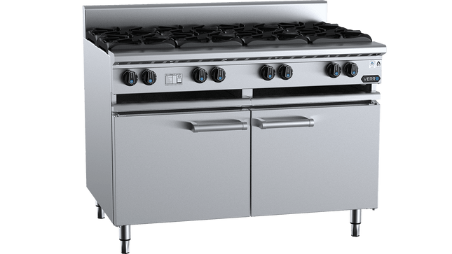 Verro Boiling Tops - Eight Burner Boiling Top Cabinet Mounted