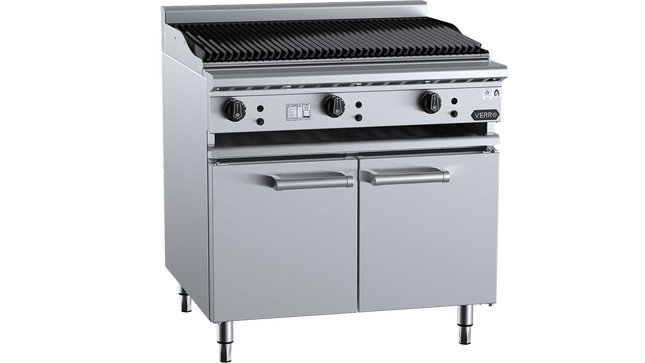 Verro Char Broilers - Char Broiler 900mm Cabinet Mounted