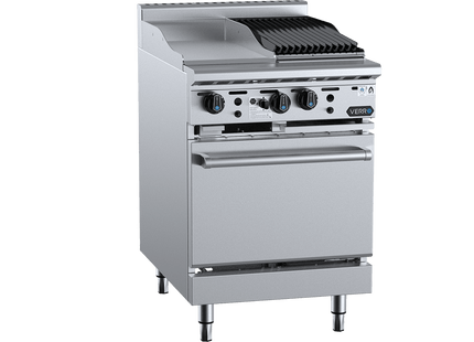 Verro Combination Ovens - Oven with 300mm Grill Plate and 300mm Char Broiler