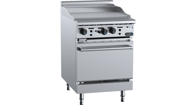 Verro Combination Ovens - Oven with 600mm Grill Plate