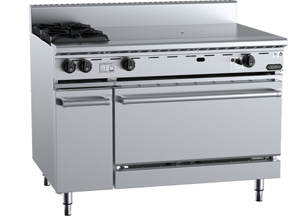 Verro Target Top - Combination Oven with Two Open Burners &amp; 900mm Target Top