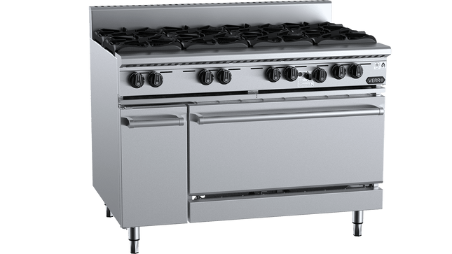 Verro Ovens Range - Eight Burner Oven