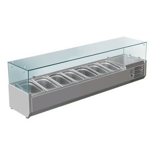 Anvil VRX1800 1800 Glass Refrigerated Ingredient Well