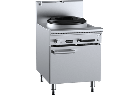Verro Waterless Wok Tables - Single Hole Deluxe Waterless Wok Table Cabinet Mounted