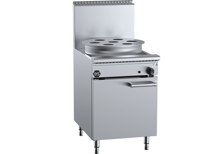 B+S Black Waterless Heat Exchange Steamers - Single Hole Waterless Heat Exchange Steamer