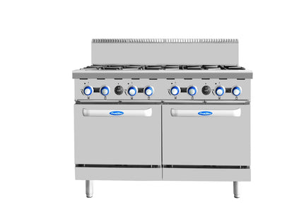 8 Burners With Oven Ng At80G8B-O-Ng