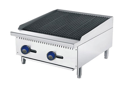 610Mm Char Rock Broiler W610 X D700 X H385 | Cookrite 1 Atcb-24-Lpg