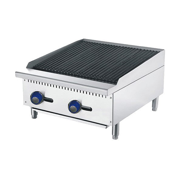 610Mm Char Rock Broiler W610 X D700 X H385 | Cookrite 1 Atcb-24-Lpg
