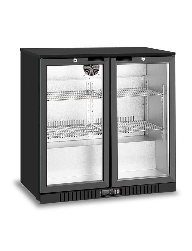 2 Swing Doors Back Bar Cooler