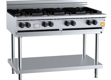 B+S K+ KBT - SB8 Eight Burner Boiling Top on Stand - Kitchen Equipment Victoria - Kitchen Equipment Victoria