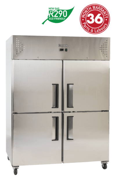 Exquisite Gsf1412H Two Split Solid Doors Upright Storage Freezers image 0