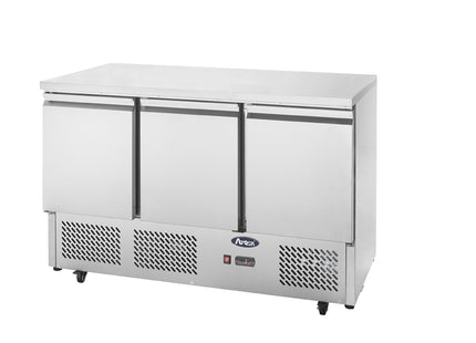 3 Doors Table Saladette Fridge 1365 Mm Esl3851