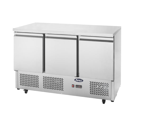 3 Doors Table Saladette Fridge 1365 Mm Esl3851