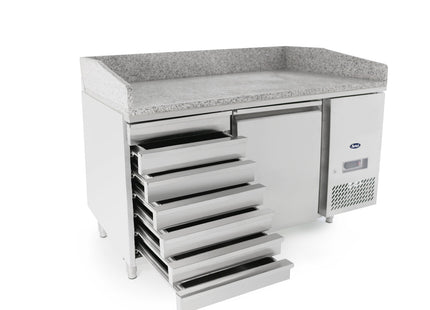 1 Door Pizza Table Fridge With Drawers 1510 Mm Epf3490