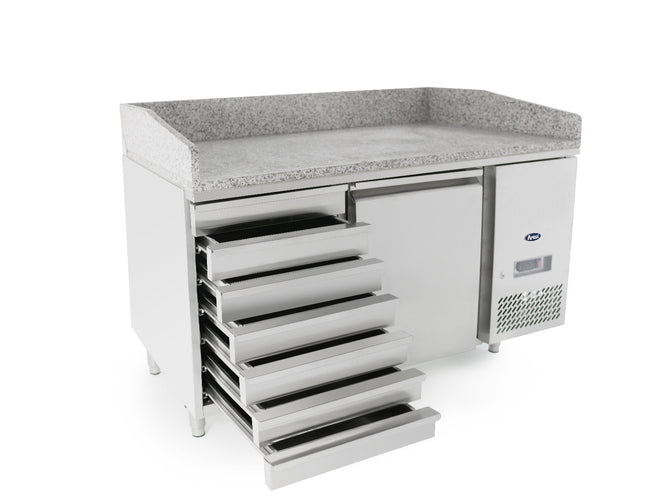 1 Door Pizza Table Fridge With Drawers 1510 Mm Epf3490