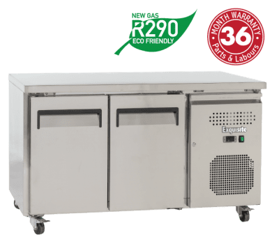 Exquisite Usf260H Two Solid Doors Underbench Storage Freezers image 0