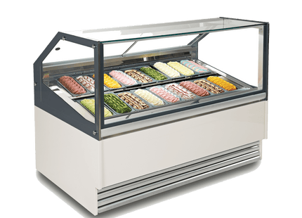 Exquisite 18 Tubs Ice Cream Scooping Freezers - Exquisite - Kitchen Equipment Victoria