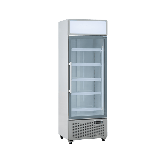 Exquisite DC440P One Glass Door Upright Display Refrigerators White 420 Litre - Exquisite - Kitchen Equipment Victoria
