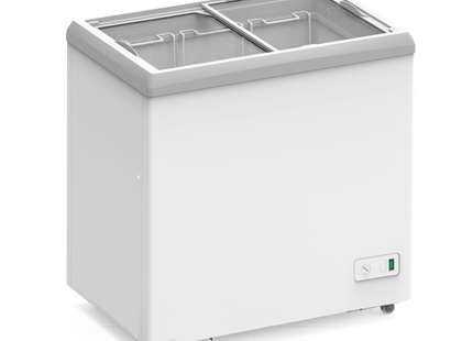 Exquisite SD117 Flat Glass Display Chest Freezers with 3 Baskets - Exquisite - Kitchen Equipment Victoria
