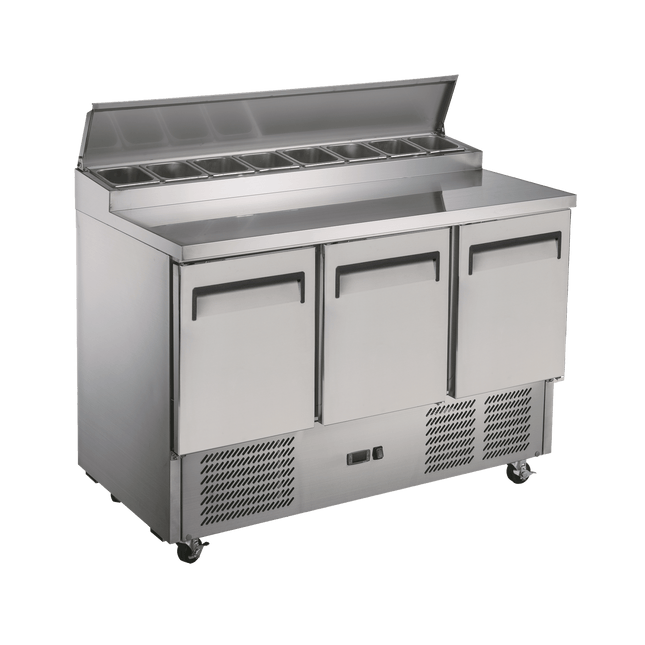 Exquisite Three Door Stainless Steel Top Food Preparation Refrigerators (Excluding Pans) - Exquisite - Kitchen Equipment Victoria