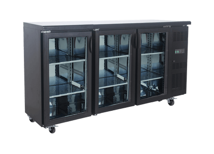 Exquisite Three Glass Doors Underbench Storage Refrigerators 570 Litre - Exquisite - Kitchen Equipment Victoria
