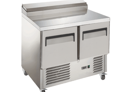 Exquisite Two Door Stainless Steel Top Food Preparation Refrigerators (Excluding Pans) - Exquisite - Kitchen Equipment Victoria
