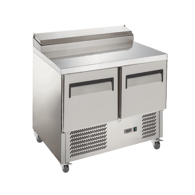 Exquisite Two Door Stainless Steel Top Food Preparation Refrigerators (Excluding Pans) - Exquisite - Kitchen Equipment Victoria