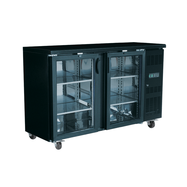 Exquisite Two Glass Doors Underbench Storage Refrigerators 380 Litre - Exquisite - Kitchen Equipment Victoria