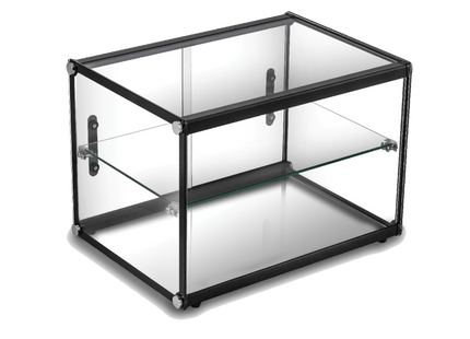 Exquisite Two Tiers Flat Glass Ambient Cake Display - Exquisite - Kitchen Equipment Victoria