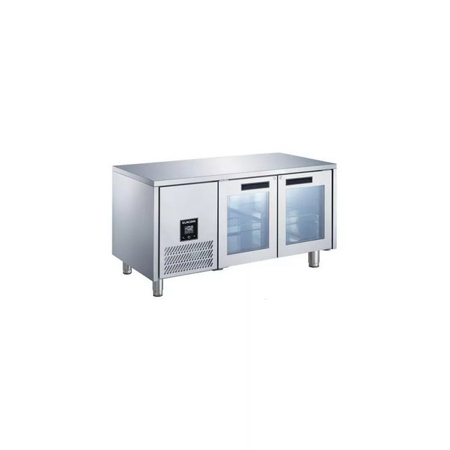 Glacian BCG71815 2 Door Fridge 760mm Deep Glass Doors