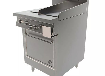 Goldstein PE2S12G20FF - 2 x Solid Plates Electric Cooktop with Griddle and Oven