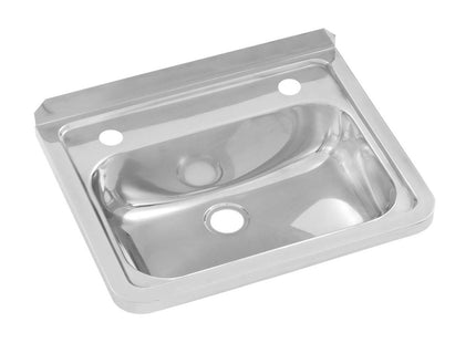 Wall Mounted Hand Basin - 2 Tap Holes