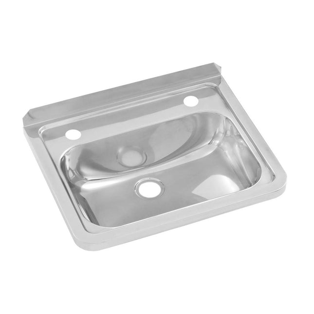 Wall Mounted Hand Basin - 2 Tap Holes