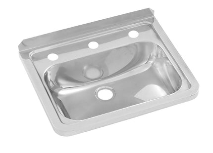 Wall Mounted Hand Basin - 3 Tap Holes