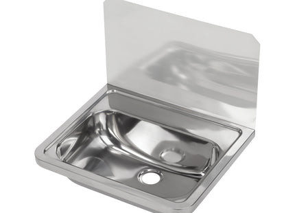 Wall Mounted Hand Basin with Splashback