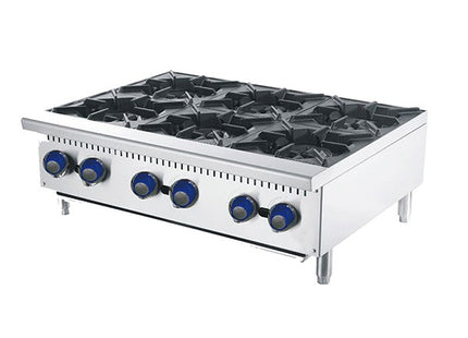6 Burner Cook Tops W910 X D700 X H333 Cookrite Athp-36-6-Ng