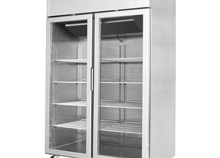 Top Mounted 2 Door Fridge Showcase 1314 Mm Mcf8605