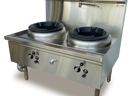 Jasper Double Wok Range(Chimney Burner) Lpg