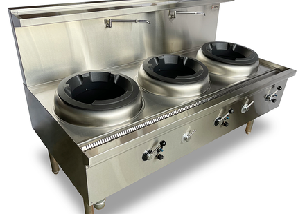 Jasper Triple Wok Range(Chimney Burner) Ng