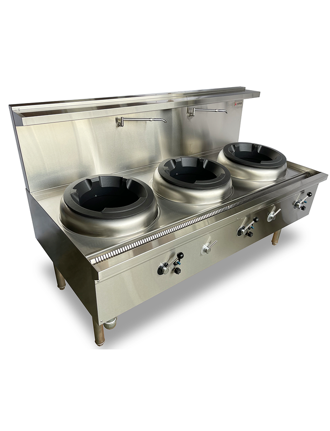 Jasper Triple Wok Range(Chimney Burner) Ng
