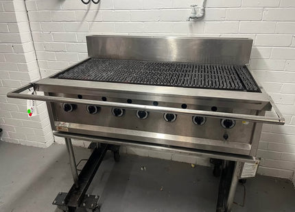LKK CG12 7 Burner Gas Char Grill - 1200MM - Kitchen Equipment Victoria - Kitchen Equipment Victoria