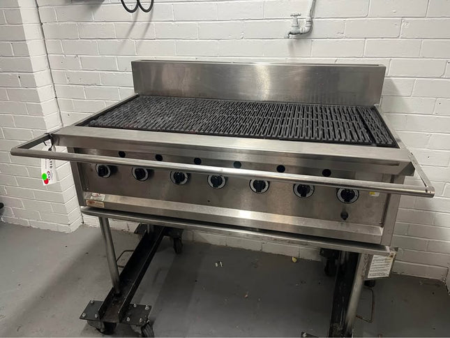 LKK CG12 7 Burner Gas Char Grill - 1200MM - Kitchen Equipment Victoria - Kitchen Equipment Victoria