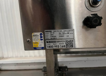LUUS WZ - 3C Waterless Wok (Nat Gas) - Kitchen Equipment Victoria - Kitchen Equipment Victoria