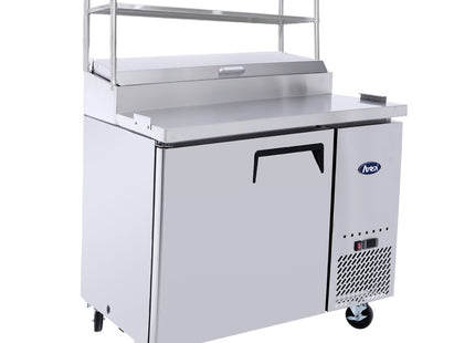 1 Door Pizza Prep Table Fridge With Over Shelf Mpf8201Os