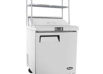 1 Door Sandwich Prep Table Fridge With Over Shelf Msf8301Os